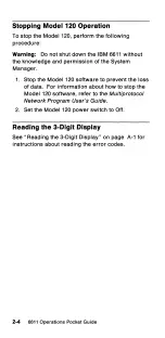 Preview for 39 page of IBM 6611 Pocket Manual