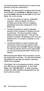 Preview for 55 page of IBM 6611 Pocket Manual