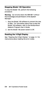 Preview for 57 page of IBM 6611 Pocket Manual