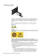 Предварительный просмотр 34 страницы IBM 8677 - BladeCenter Rack-mountable - Power... Installation And User Manual