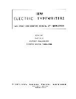 IBM Executive Instruction Manual предпросмотр