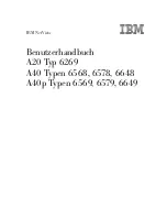 IBM NetVista A40 Benutzerhandbuch preview