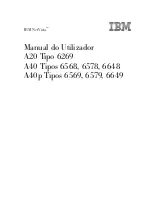 IBM NetVista A40 Manual Do Utilizador preview