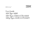IBM NetVista A40 User Manual preview
