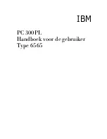 IBM PC 300PL Types 6862 Handboek Voor De Gebruiker предпросмотр