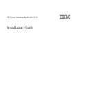 Предварительный просмотр 1 страницы IBM RackSwitch G8000 Installation Manual