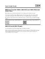 IBM S822LC Quick Install Manual предпросмотр