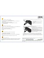 Предварительный просмотр 2 страницы IBM SAN06B-R Quick Start Manual