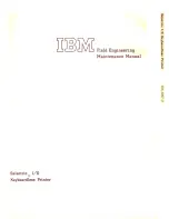 IBM Selectric Maintenance Manual preview