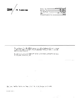 Preview for 4 page of IBM Selectric Maintenance Manual