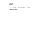 Preview for 3 page of IBM System x3400 Type 7975 Installation Manual