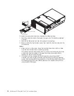 Предварительный просмотр 22 страницы IBM System x3755Types 7163 Installation Manual