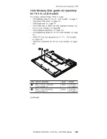 Предварительный просмотр 135 страницы IBM ThinkPad T40 Hardware Maintenance Manual