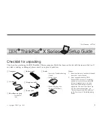 IBM ThinkPad X20 Install Manual предпросмотр