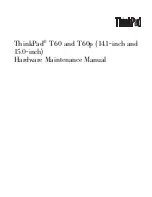 Preview for 3 page of IBM THINKVANTAGE T60 Hardware Maintenance Manual