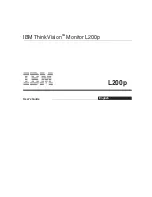 IBM ThinkVision L200p User Manual preview