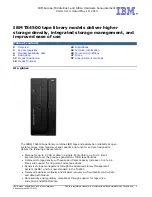 Preview for 1 page of IBM TS4500 Manual