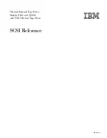 Предварительный просмотр 1 страницы IBM Ultrium Internal Tape Drive T200 Reference Manual