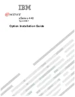 IBM xSeries 440 8687 Option Installation Manual preview