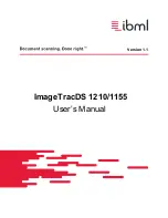 Ibml ImageTracDS 1210 User Manual preview