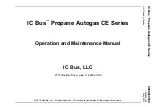 Предварительный просмотр 1 страницы IC Bus CE Series Operation And Maintenance Manual