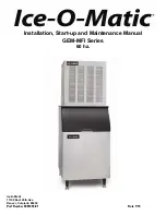 Ice-O-Matic GEM-MFI Series Installation And Maintenance Manual preview
