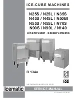 Icematic N25S Service Manual preview