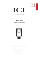 ICI APEX 200 Quick Start Manual preview