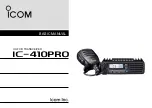 Icom IC-410PRO Basic Manual preview