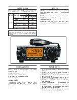 Preview for 2 page of Icom IC-703 Service Manual