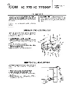 Icom IC-775DSP Maintenance Manual preview
