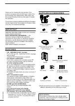 Preview for 2 page of Icom IC-905 Basic Manual
