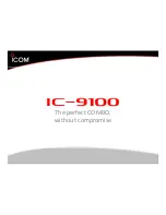 Preview for 1 page of Icom IC-9100 Overview