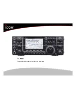 Preview for 2 page of Icom IC-9100 Overview