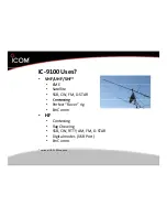 Preview for 3 page of Icom IC-9100 Overview