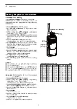 Preview for 10 page of Icom IC-F29SR Operating Instructions Manual