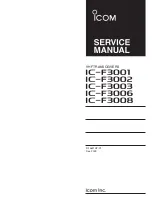 Preview for 17 page of Icom IC-F3001 Service Manual