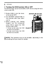 Предварительный просмотр 44 страницы Icom IC-F3002 Instruction Manual