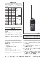 Preview for 2 page of Icom IC-F3061T Servise Manual