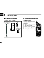 Preview for 6 page of Icom IC-F3162T Insrtuction Manual