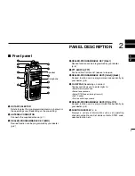 Preview for 9 page of Icom IC-F3162T Insrtuction Manual