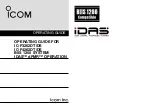 Icom IC-F3262DT Operating Manual preview