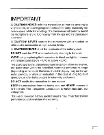 Preview for 3 page of Icom IC-F40GT Instruction Manual