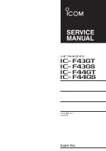 Предварительный просмотр 23 страницы Icom IC-F43GT Service Manual