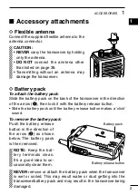 Preview for 9 page of Icom IC-F50V Instruction Manual