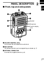 Preview for 11 page of Icom IC-F50V Instruction Manual