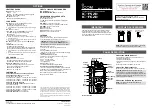 Preview for 1 page of Icom IC-F52D Instructions Manual