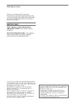 Preview for 2 page of Icom IC-F62D Operating Manual