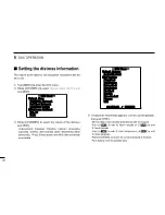 Предварительный просмотр 36 страницы Icom IC-M602 Instruction Manual