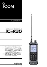 Предварительный просмотр 1 страницы Icom IC-R30 Basic Manual